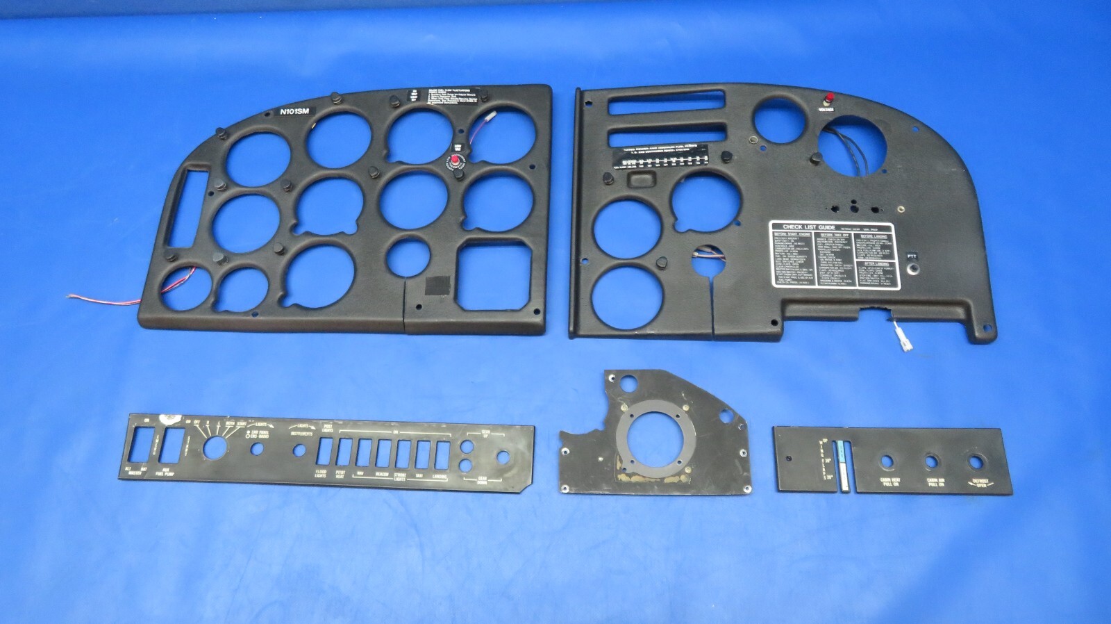Cessna 210 / T210L Instrument Panel Overlay w/ Lights P/N 1237602