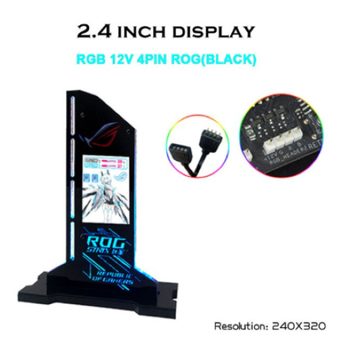 AORUS ROG LCD GPU Obsługa 5V 12V biały czarny (wysyłka tego samego dnia z PA USA) - Zdjęcie 17 z 17