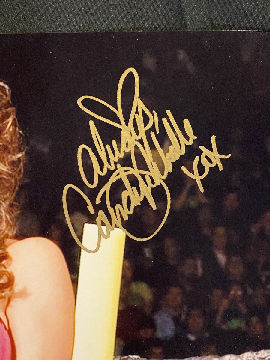 セール…キャンディスミシェル直筆サイン入り写真…Candice Michelle 直筆サイン入り】キャンディス・ミシェル(ピンクガウン) – 闘道館