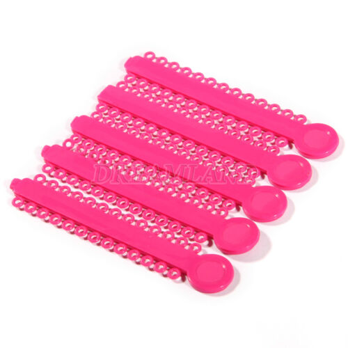 1040 Stck. Ligaturkrawatte Zahnkieferorthopädie Ring Elastisch Latexbänder 45 Farben - Bild 258 von 496