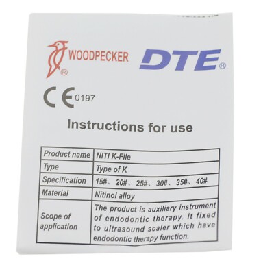 Woodpecker DTE Dental Ultrasonic Scaler Tips Cleaning Machine Cutter Head For SA