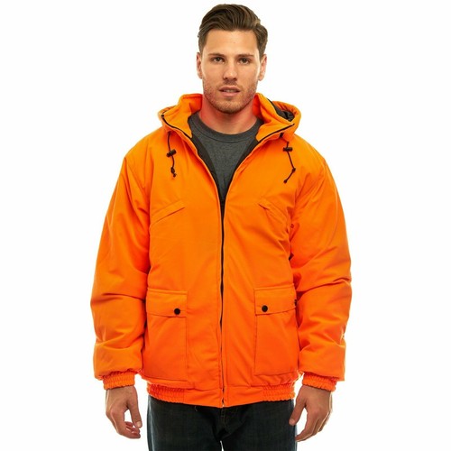 blaze orange waterproof jacket