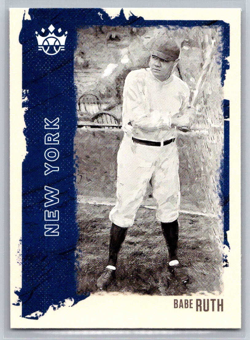 2021 Panini Diamond Kings #6 Babe Ruth Artist Proof Blue