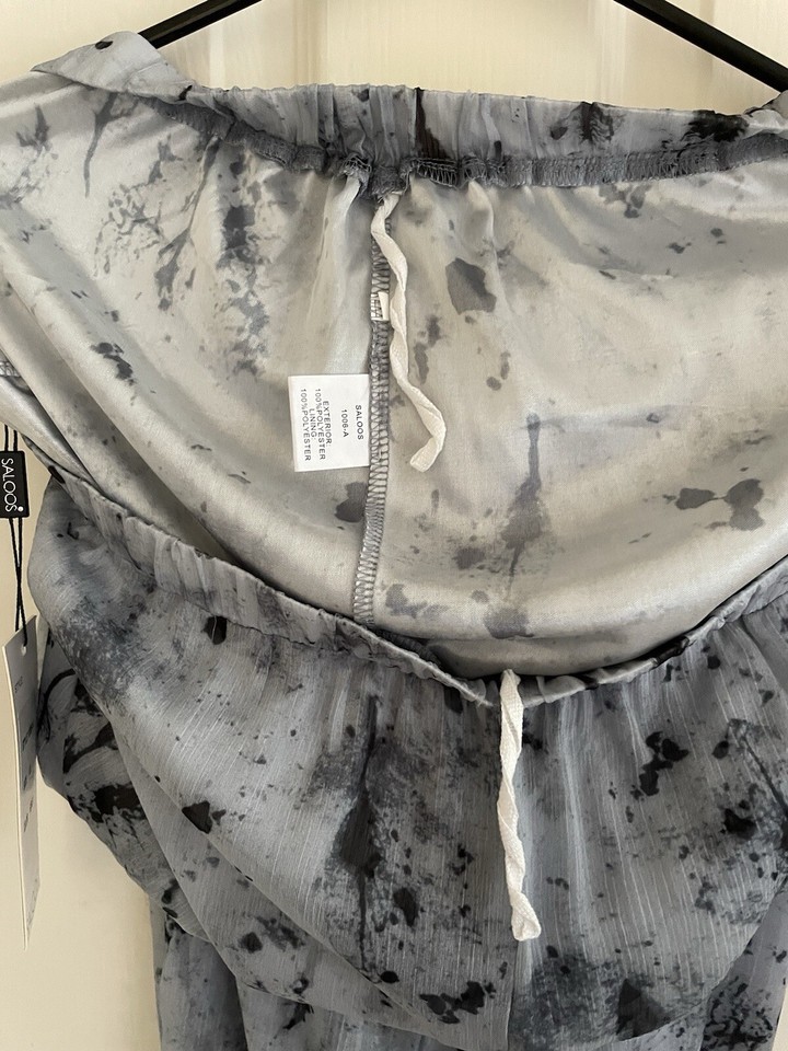 Ladies Grey And Black Lightweight Evening Trousers Size 22 Brand New eBay