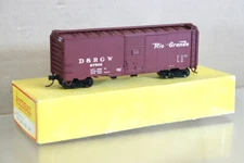 ACCURAIL 3207 HO RIO GRANDE D&RGW 40' ob STEEL BOX CAR WAGON 67509 ob