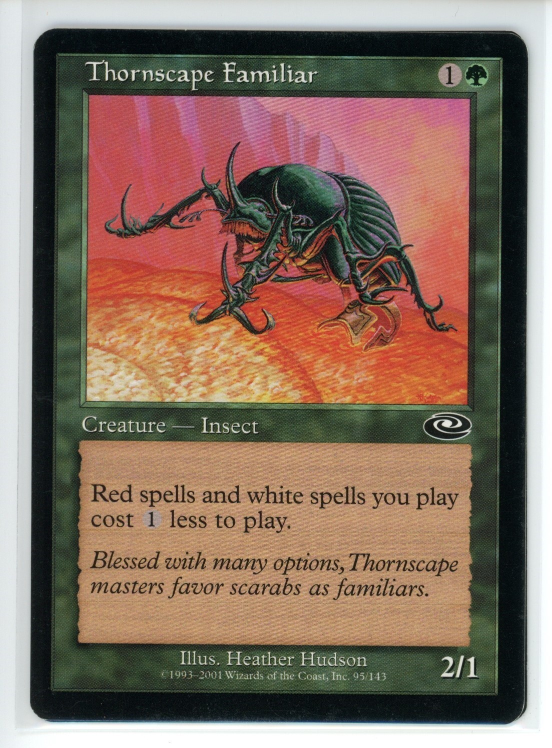 THORNSCAPE FAMILIAR Planeshift #95 PLS(LP)(MTG)