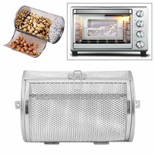 Coffee Bean BBQ Grill Roaster Baking Rotary Stainless Steel Grilled Cage DIY
