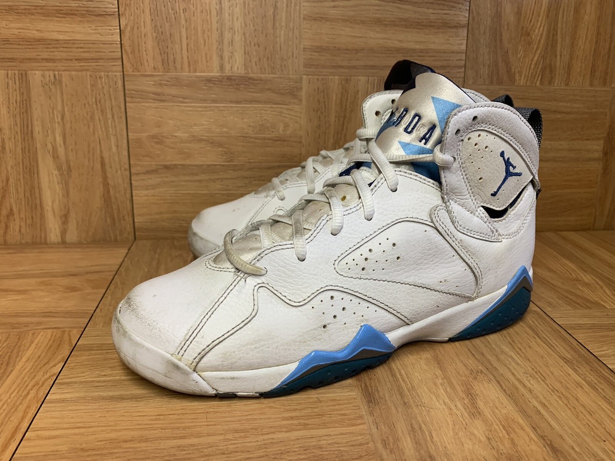 RARE🔥 Nike Air Jordan 7 VII Retro French Blue White Sz 7Y