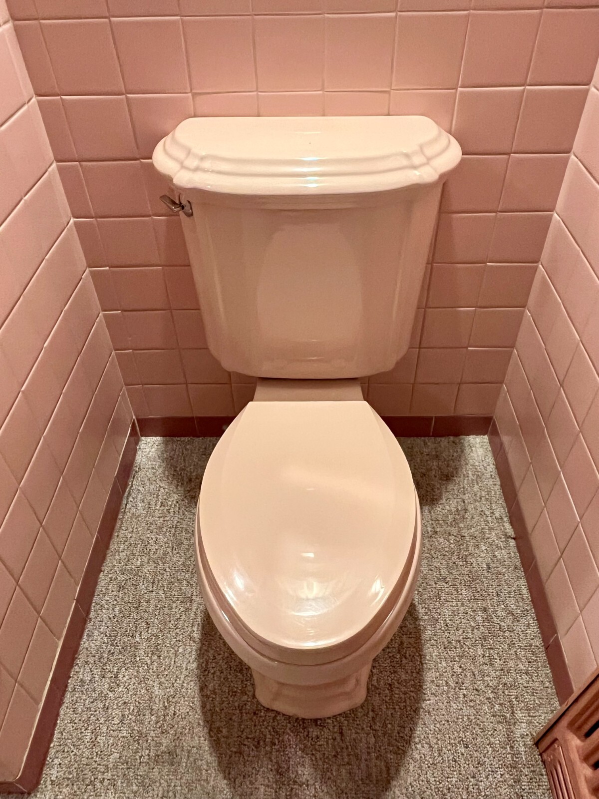 Vintage Pink Kohler Set Jacuzzi Tub, Comfort Height Toilet & 2 Drop