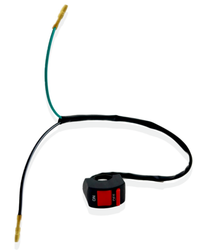 MANILLAR DE MOTOCICLETA 7/8" INTERRUPTOR DE CIERRE ENCENDIDO-APAGADO 12V SCOOTER ATV BICICLETA DE TIERRA - Imagen 3 de 4
