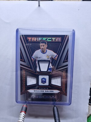 Obsidian 23/24 Orange Etch Trifecta Tri Patch France William Saliba 51/99