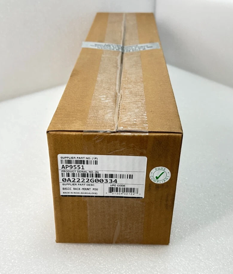 NEW SEALED APC AP9551 PDU Basic 100V-120V/20A 14 Outlets Vertical Rackmount 🚚 - Image 2 of 4