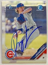 RYAN JENSEN RC SIGNED IP 2019 1ST BOWMAN DRAFT CHROME BDC-91 ROOKIE AUTO