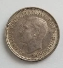 1942 Silver 3 Pence Australia George VI