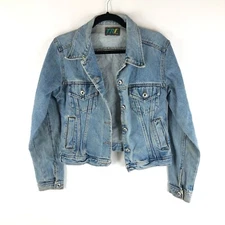 Trafaluc Jeans Womens Denim Jacket Vintage Retro Trucker Medium Wash M