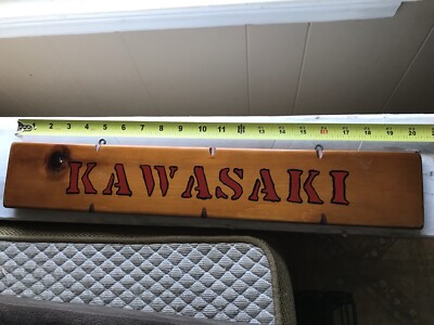 Kawasaki Homemade Sign 20 X 3.5 