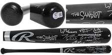 The Sandlot (8) Guiry, Leopardi, Renna +5 Signed Bat w/ Character Names BAS