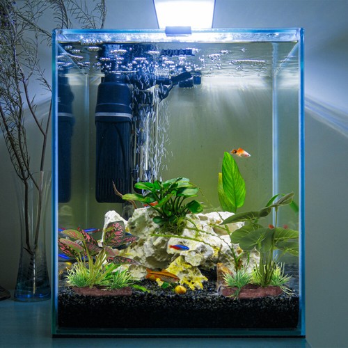 2 Pcs Faux Plants Artificial Decoration Lifelike Aquarium Model Ornaments - Picture 8 of 11