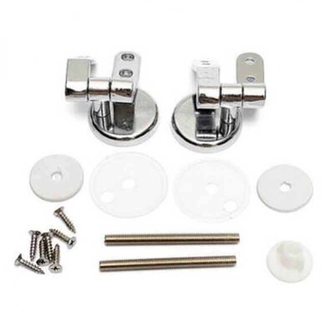 Fittings Toilet Lid Hinges Replacement 1 Set Tools Hotel Mounting