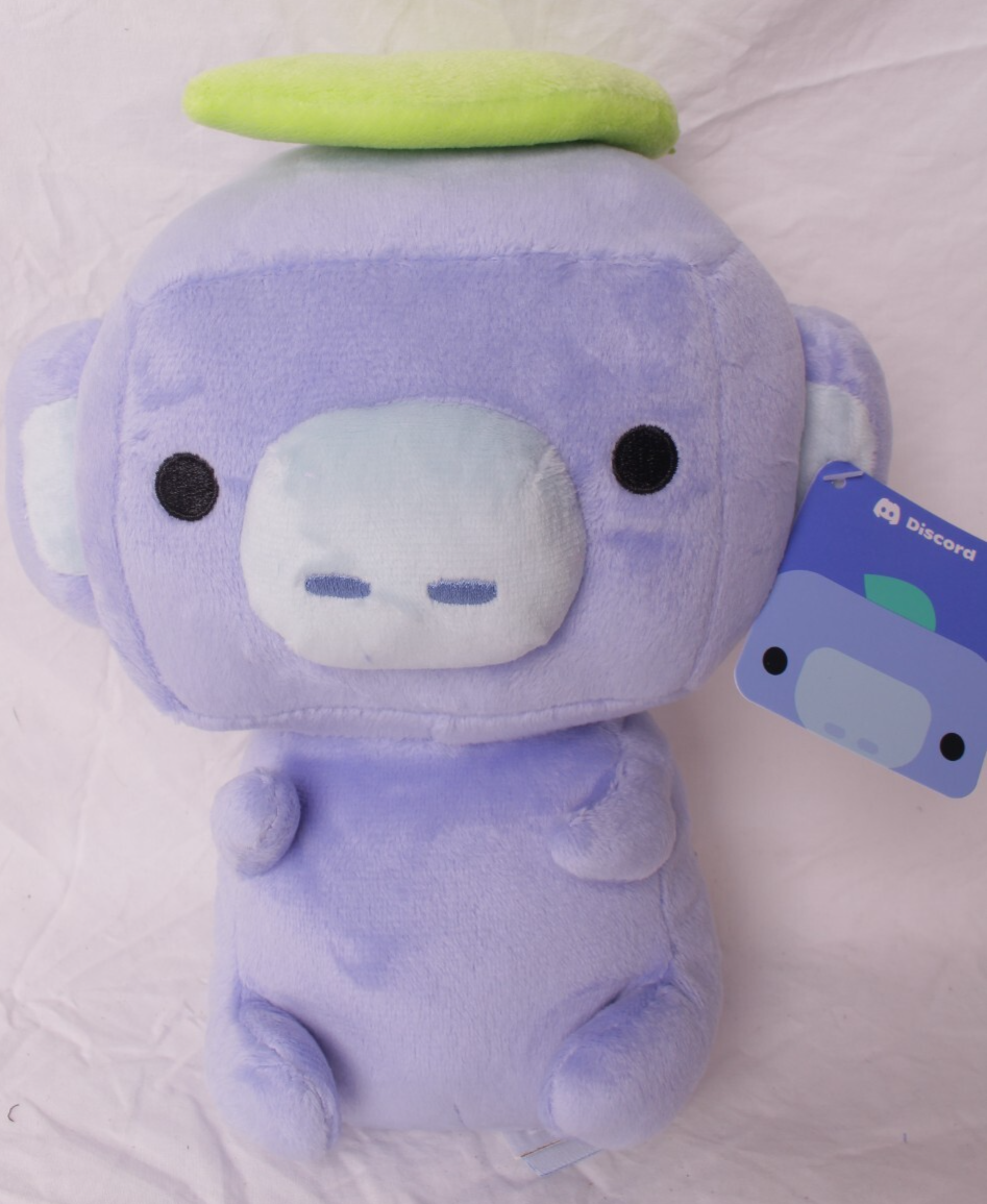 NEW Official Discord Wumpus Plushie Mascot plush in plastic