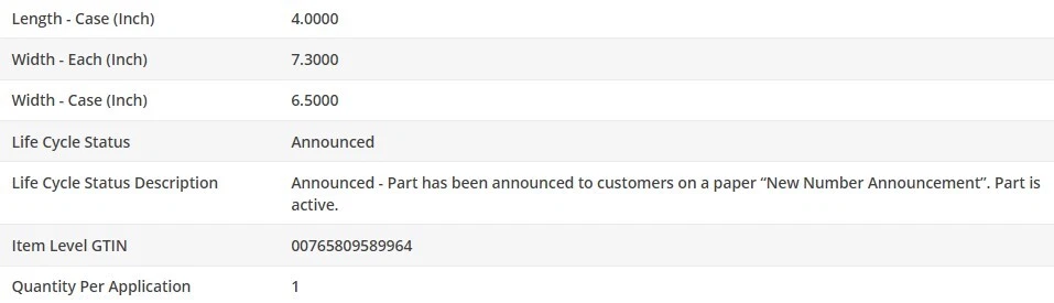 Filtro de aceite tipo OEM WIX para Chevrolet Corvette 1997-2004 V8-5,7 L Foto 4 de 4