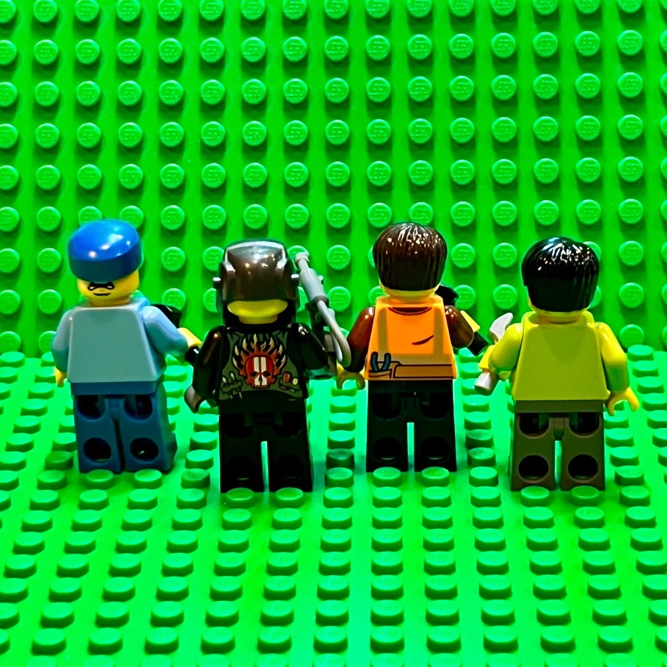 LEGO City Garage Workers Lote - 4 Minifiguras: Soldador, Mecánico, Herramientas Foto 4 de 4