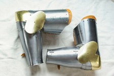 Christmas Larp Steel Medieval Warrior Pair Of Arm Guard Bracers