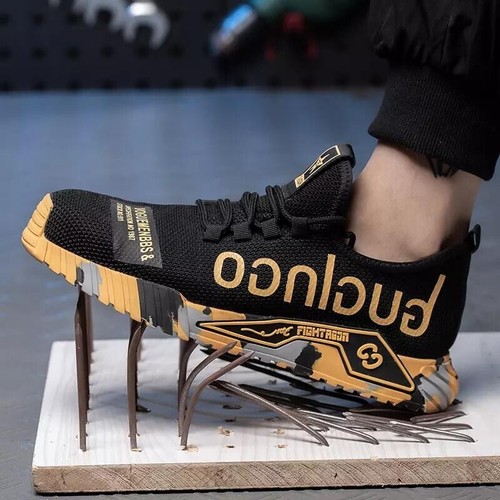 Herren Arbeitsschuhe Stahlkappenschuhe Damen Atmungsaktiv Sicherheitsschuhe 2025 - Bild 4 von 22