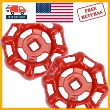 Durable Cast Iron Faucet Handles - Red Knobs for Enhanced Water Management