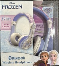 Disney Frozen Elsa Bluetooth Or Wired Youth Headphones With Built In Microphone
