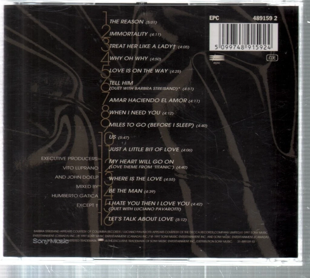 Celine Dion Hablemos De Amor CD Austria Sony 1997 4891592