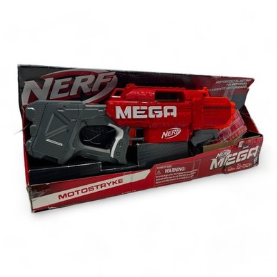 Nerf Mega Motostryke Motorized Blaster 10 Mega Darts, 10-Dart Clip (Damaged Box)