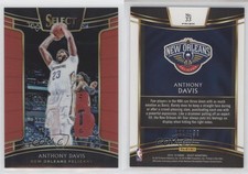 2018-19 Panini Select Concourse Red Prizm /199 Anthony Davis #33