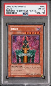 Jinzo PSV-000 Pharaoh's Servant 1st Edition Secret Rare