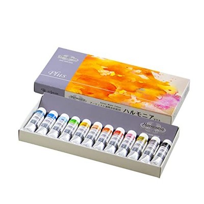 Transparent Watercolor Paint Set -Kusakabe Harmonia Plus- Tt 12 Colors 10ml