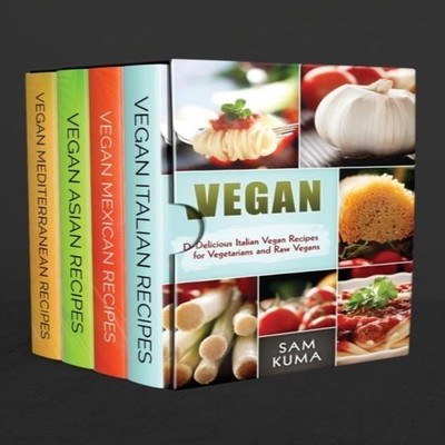 Ethnic Vegan Delight Box Set 4 Books in 1 Sam Kuma Hardcover Abip