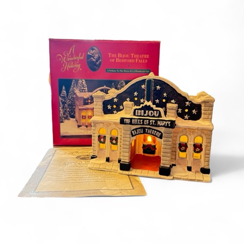 It’s a Wonderful Life The Bijou Theater of Bedford Falls Original Box COA