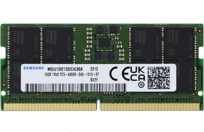 16GB DDR5 4800MHz PC5-38400 SODIMM 1Rx8 Single Rank CL40 1.1v 262pin Non-ECC ...