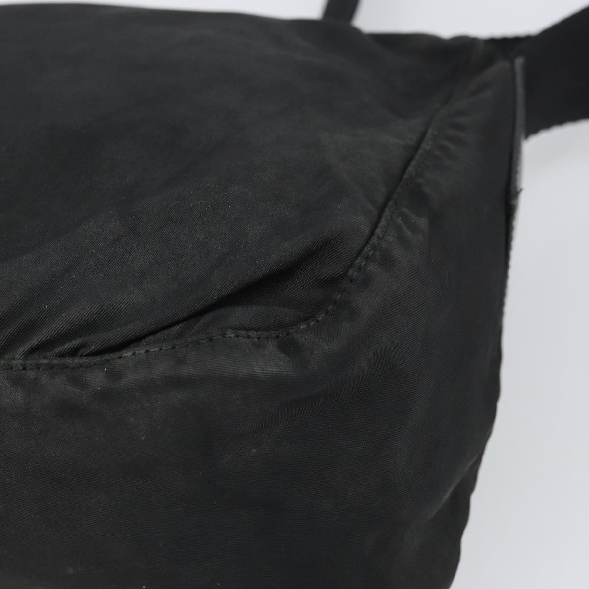 PRADA Shoulder Bag Nylon Black Silver Auth 163536 thumbnail 12