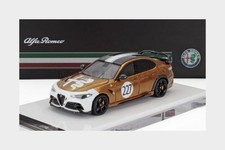 MOTORHELIX MH64009G ALFA ROMEO - GIULIA GTAm N 227 RACING 2021 - GOLD WHITE - 1/