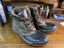 Johnston Murphy Men's Boots 9.5 Waterproof Leather Lace Up XC4 Shearling