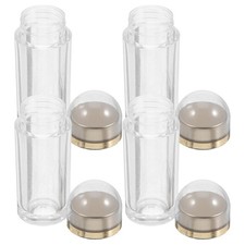 4 Pcs Small Pill Container Sample Bottle Storage Bottles Empty with Caps