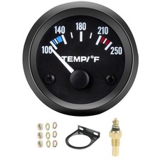 LAGWIUY Universal 2" 52mm Water Temp Gauge Automotive, 100-250  Water Tempera...