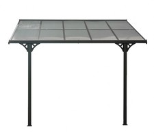 Terrassendach Terrassenüberdachung Aluminium Westmann schwarz 300x313x270cm