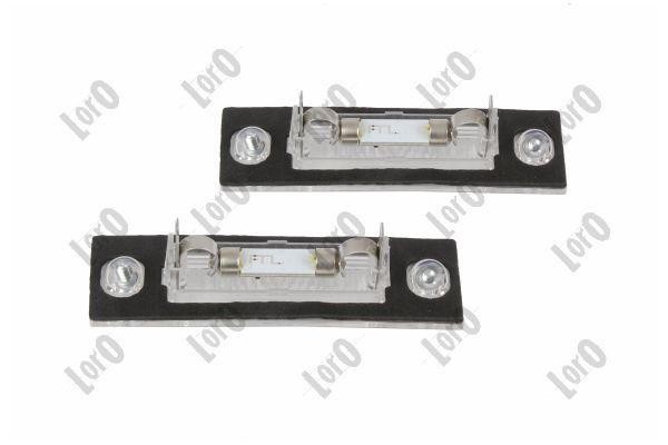 ABAKUS License Plate Light 016-33-900LED LED For Fiat, Pair