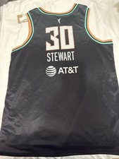 Breanna Stewart New York Black Liberty Jersey Authentic