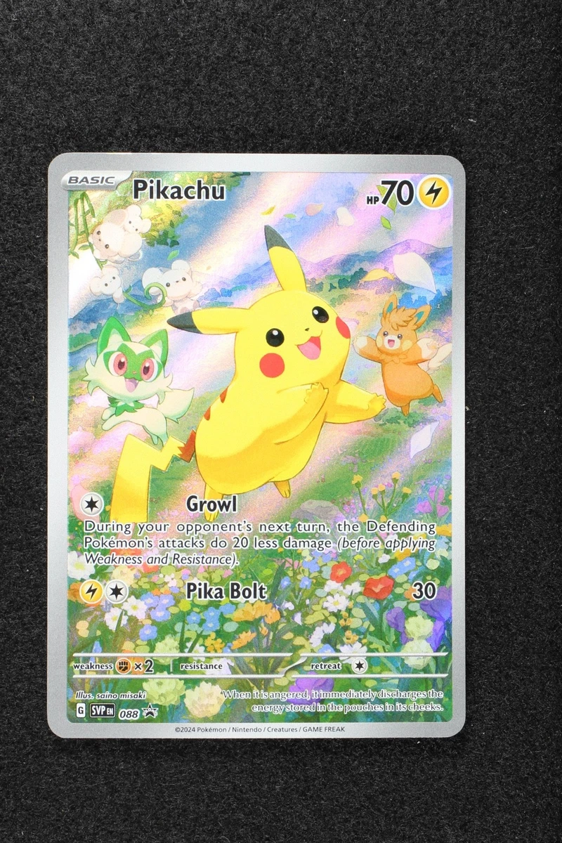 Pikachu 088 Sv: Scarlet & Violet Promo Cards for sale | eBay