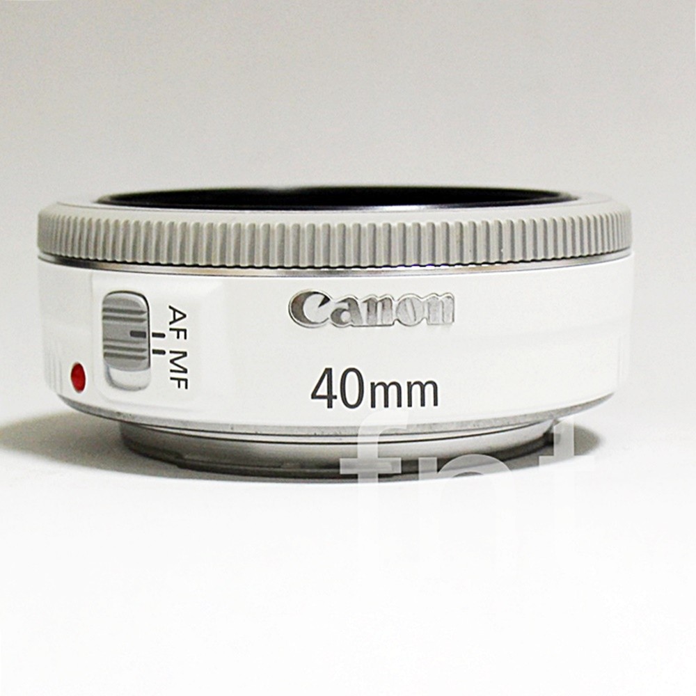 CANON LENS EF 40mm 1:2.8 STM 白 Near Mint-Canon EF 40mm f/2.8 STM Pancake Lens White | eBay