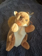 Ty Beanie (Nuts) 1996 P.V.C. Pellets 5th Generation Extremely Rare with Errors