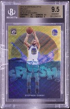 2019-20 Panini Donruss Optic Splash Gold Wave Steph Curry #4 BGS 9.5 Gem Mint 💎